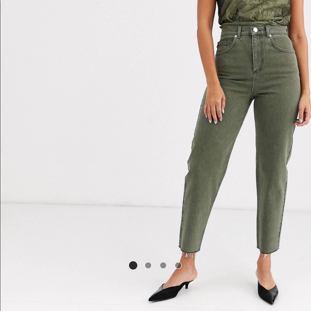 ASOS WHITE Carrot Leg Jeans